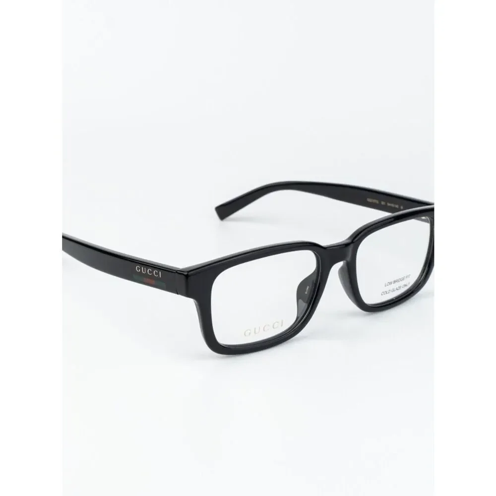 Gucci Men Eyeglasses Black Rectangle GG2107OL 001 NEW AUTHENTIC